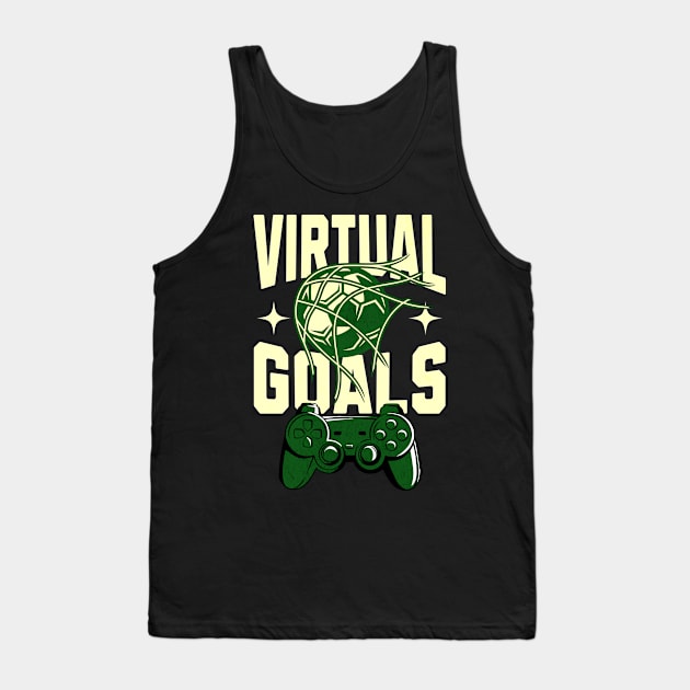 Soccer And Gaming Tank Top by Norse Magic